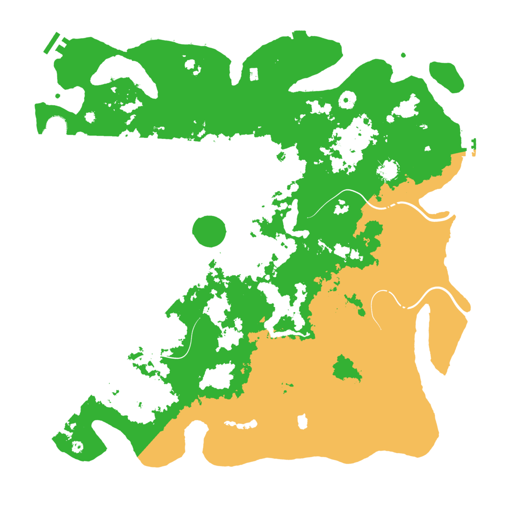 Biome Rust Map: Procedural Map, Size: 4250, Seed: 507145