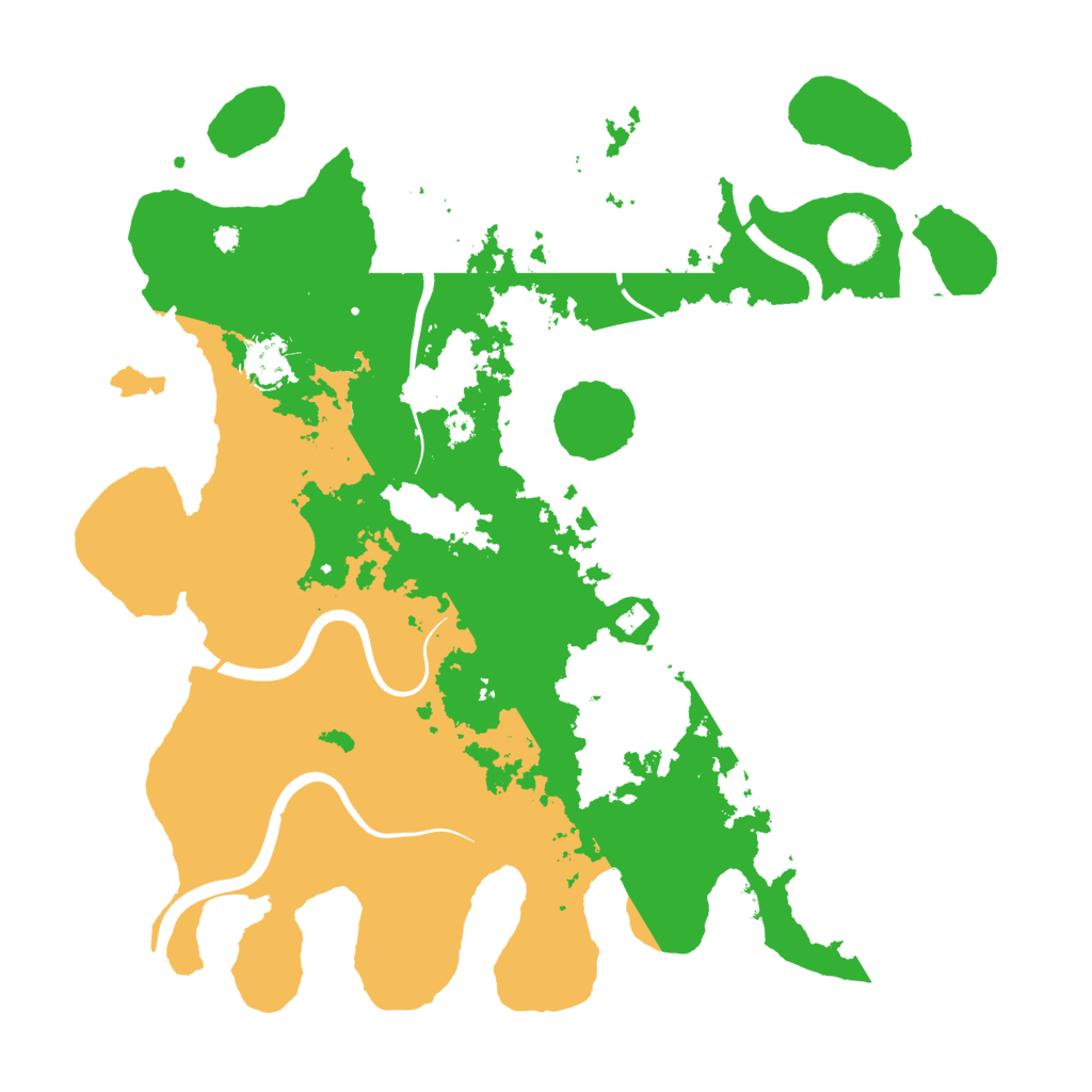 Biome Rust Map: Procedural Map, Size: 3800, Seed: 203261009