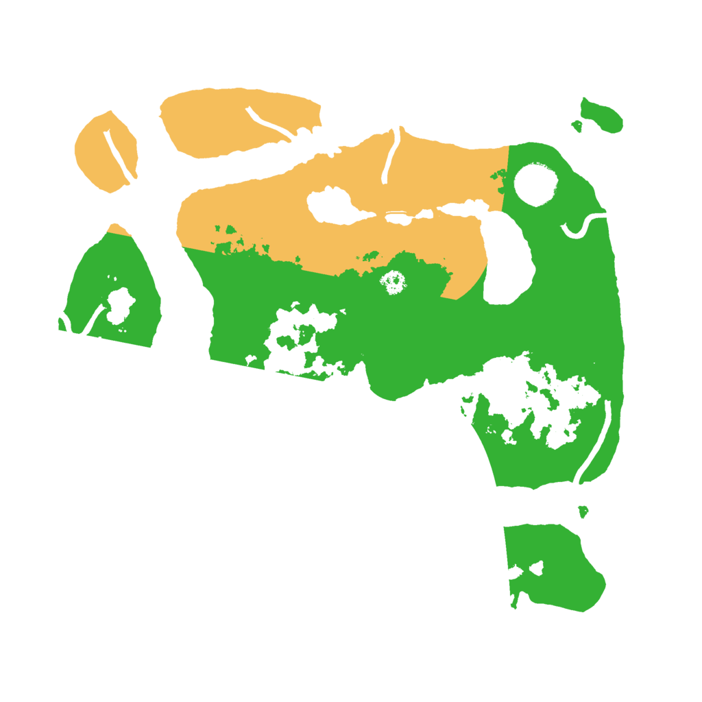 Biome Rust Map: Procedural Map, Size: 3000, Seed: 76547