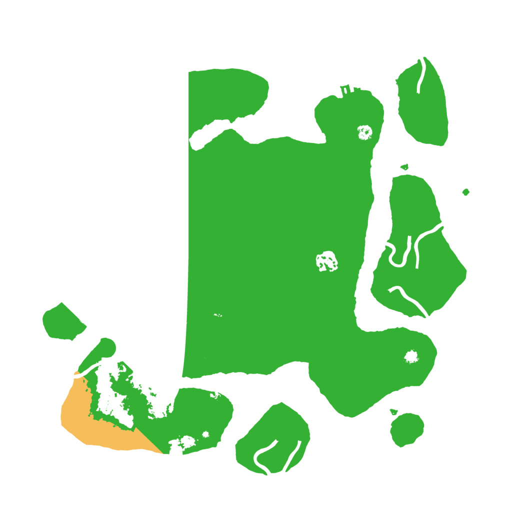 Biome Rust Map: Procedural Map, Size: 3500, Seed: 566720384
