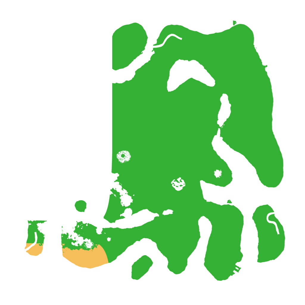 Biome Rust Map: Procedural Map, Size: 3500, Seed: 736727868