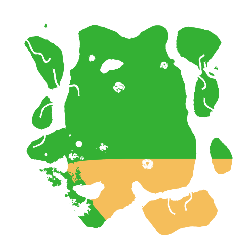 Biome Rust Map: Procedural Map, Size: 3500, Seed: 263421455