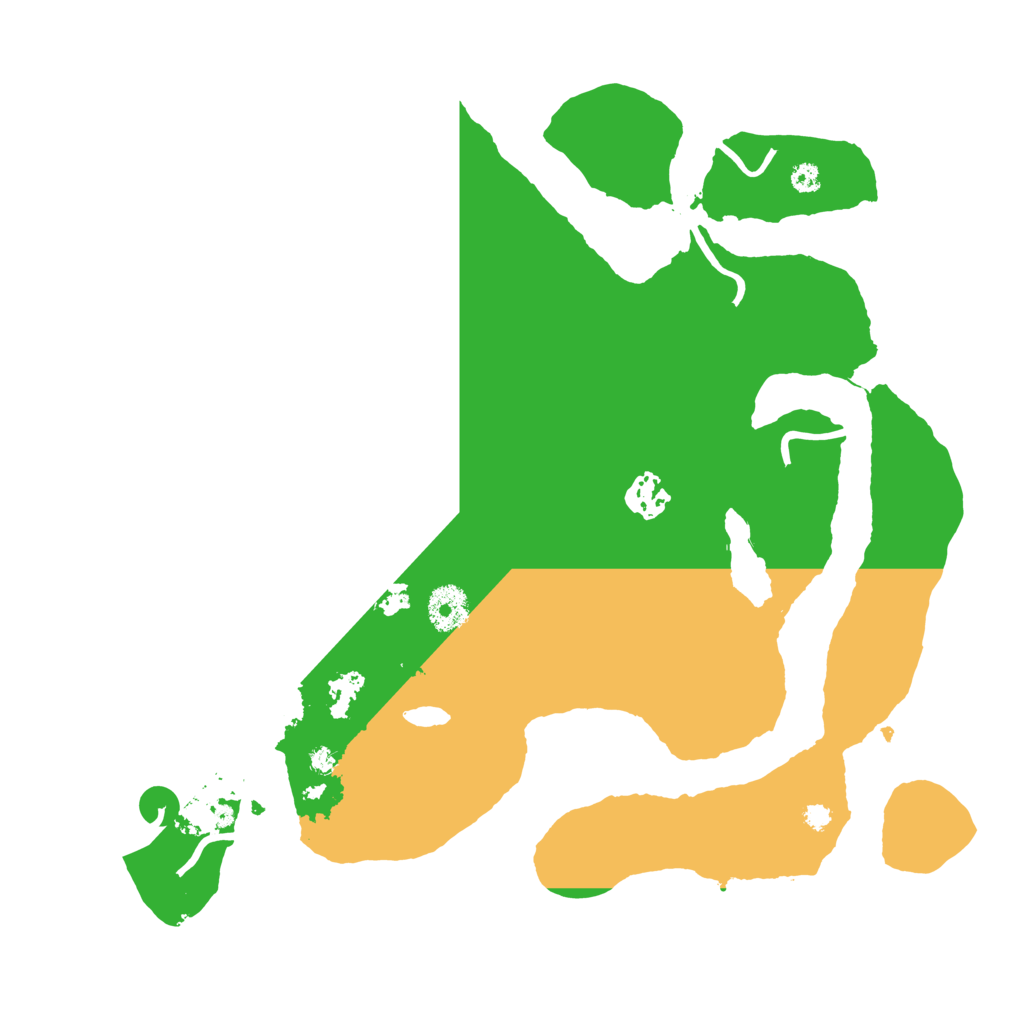 Biome Rust Map: Procedural Map, Size: 3500, Seed: 321423680