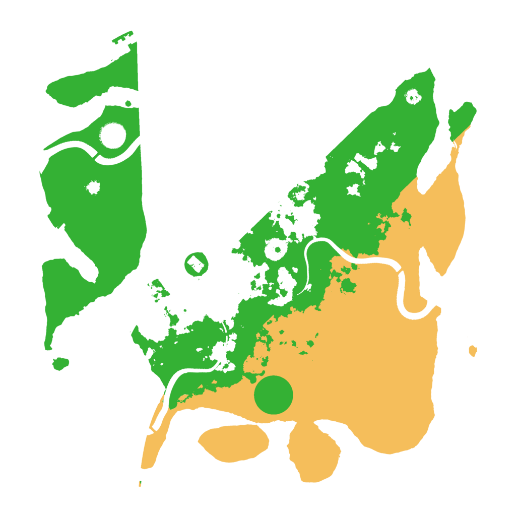 Biome Rust Map: Procedural Map, Size: 3500, Seed: 1703342982