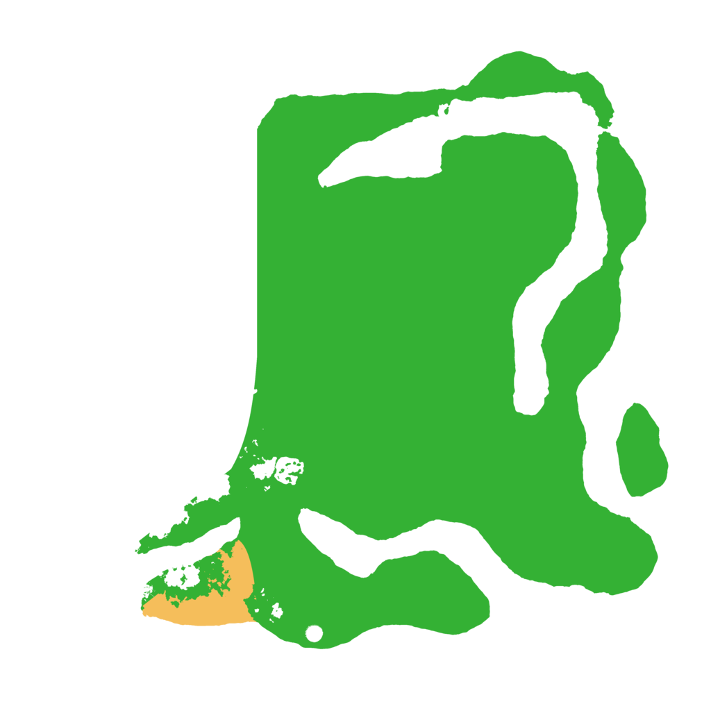 Biome Rust Map: Barren, Size: 3700, Seed: 490831951