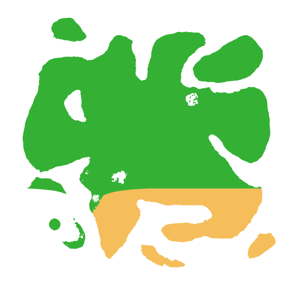 Biome Rust Map: Barren, Size: 3500, Seed: 180665459