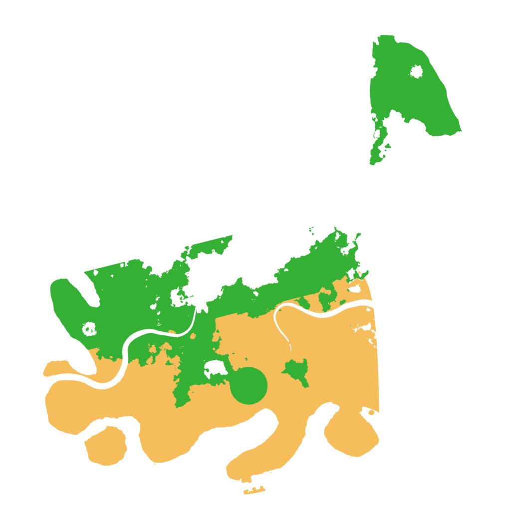 Biome Rust Map: Procedural Map, Size: 3600, Seed: 11048809