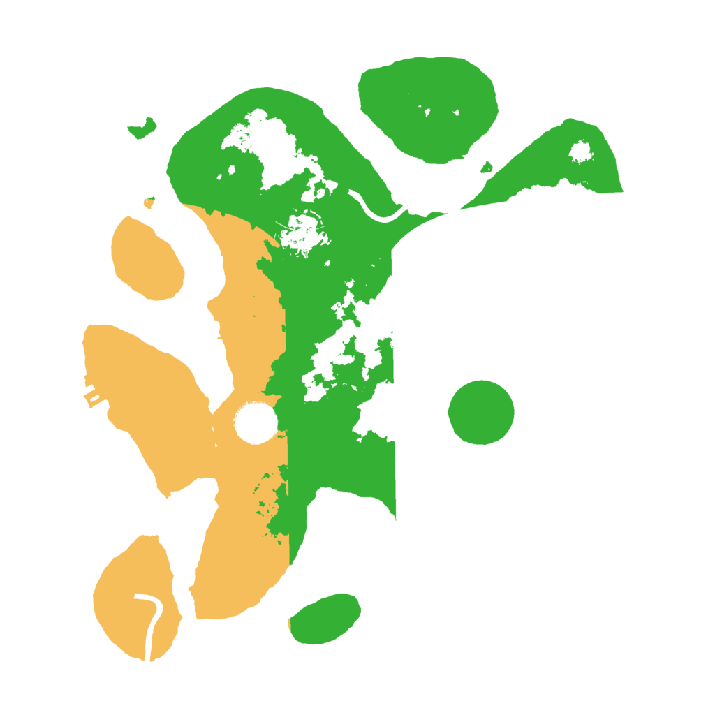 Biome Rust Map: Procedural Map, Size: 3000, Seed: 3199669