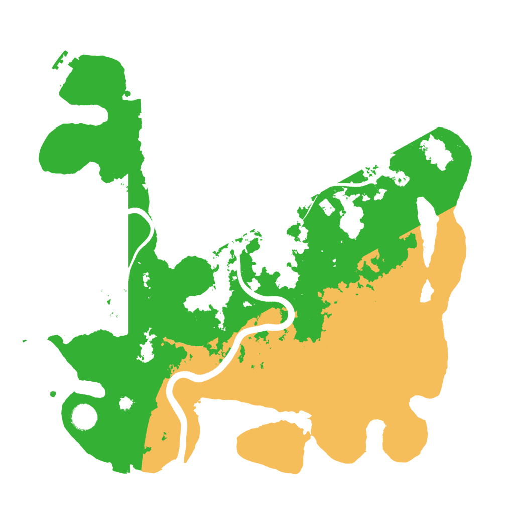 Biome Rust Map: Procedural Map, Size: 3500, Seed: 1624218071