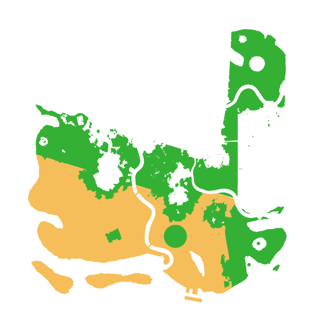 Biome Rust Map: Procedural Map, Size: 3650, Seed: 405122422