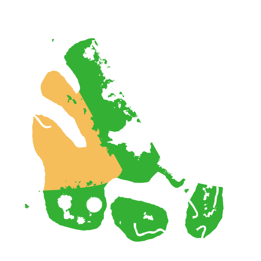 Biome Rust Map: Procedural Map, Size: 3000, Seed: 592430204