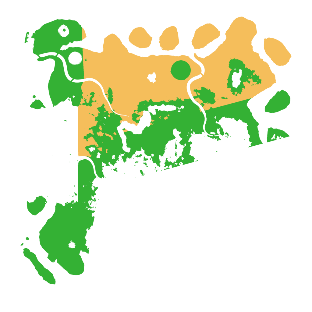 Biome Rust Map: Procedural Map, Size: 4196, Seed: 13249