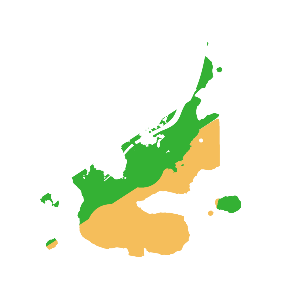 Biome Rust Map: Procedural Map, Size: 2200, Seed: 1739000012