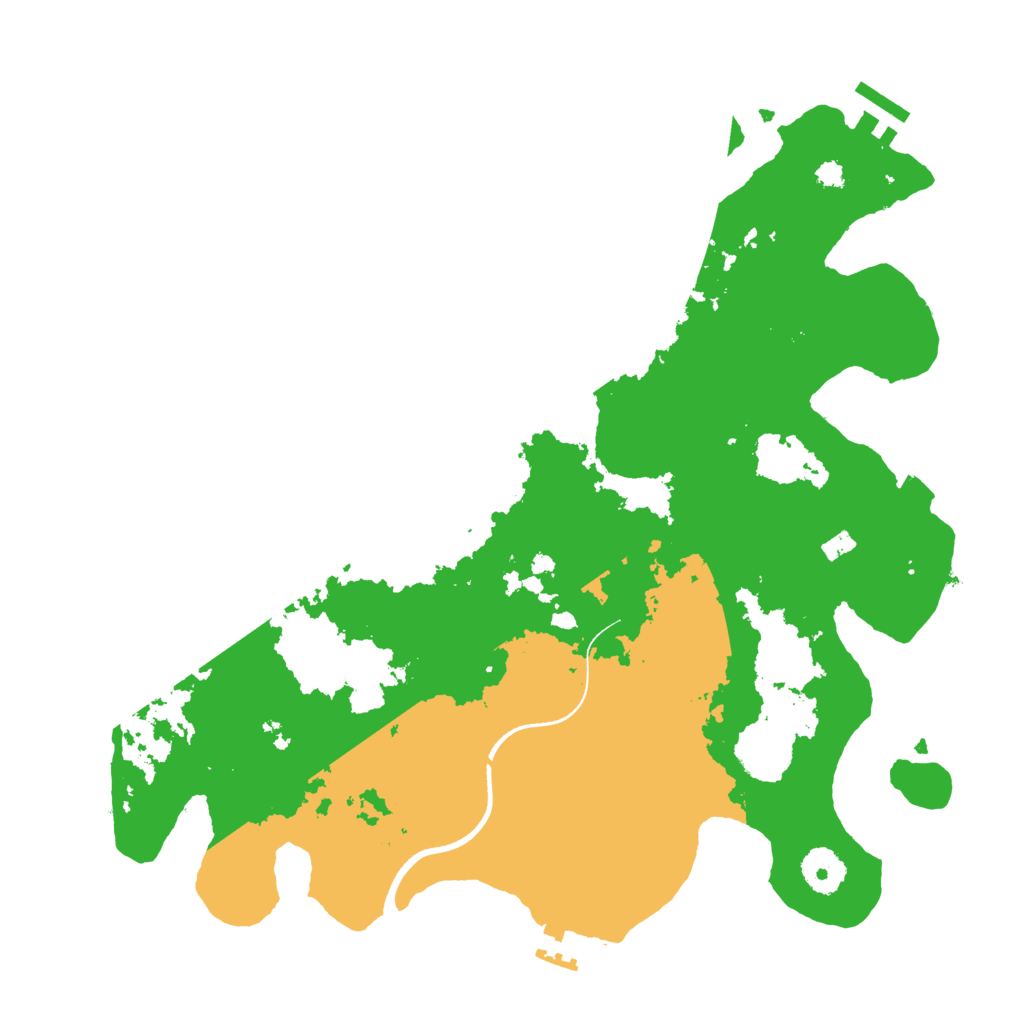 Biome Rust Map: Procedural Map, Size: 3500, Seed: 113543478