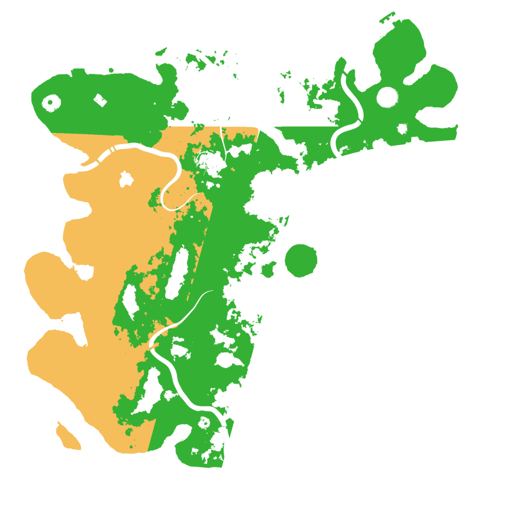 Biome Rust Map: Procedural Map, Size: 4300, Seed: 471429