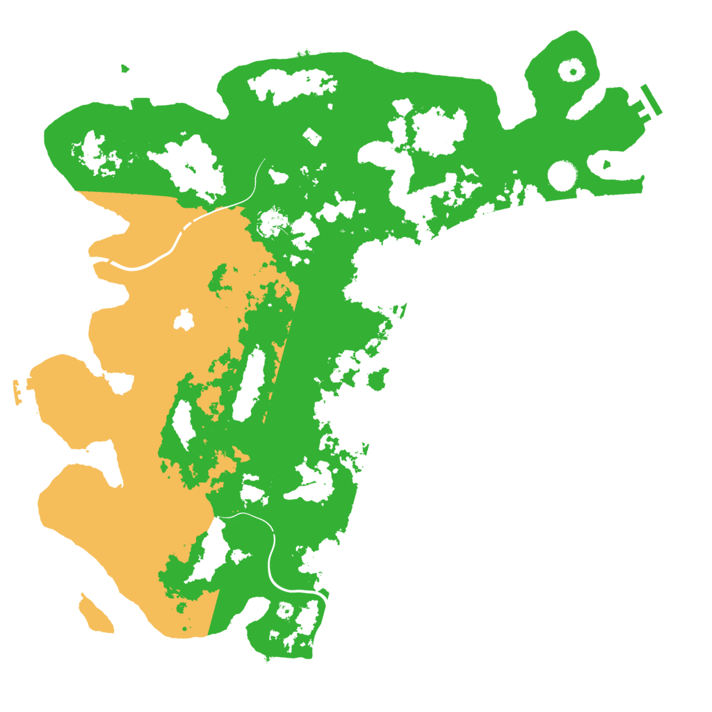 Biome Rust Map: Procedural Map, Size: 4300, Seed: 471429