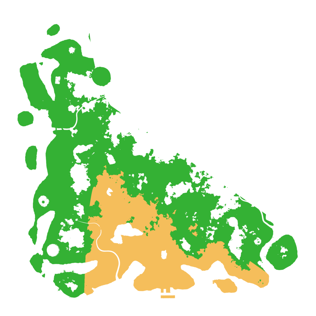 Biome Rust Map: Procedural Map, Size: 4500, Seed: 2945