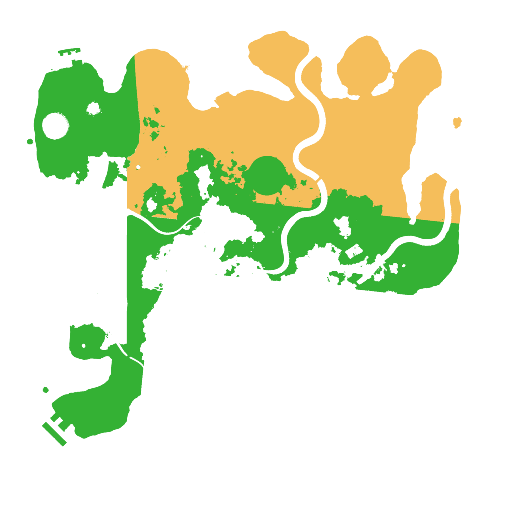 Biome Rust Map: Procedural Map, Size: 3500, Seed: 5812734