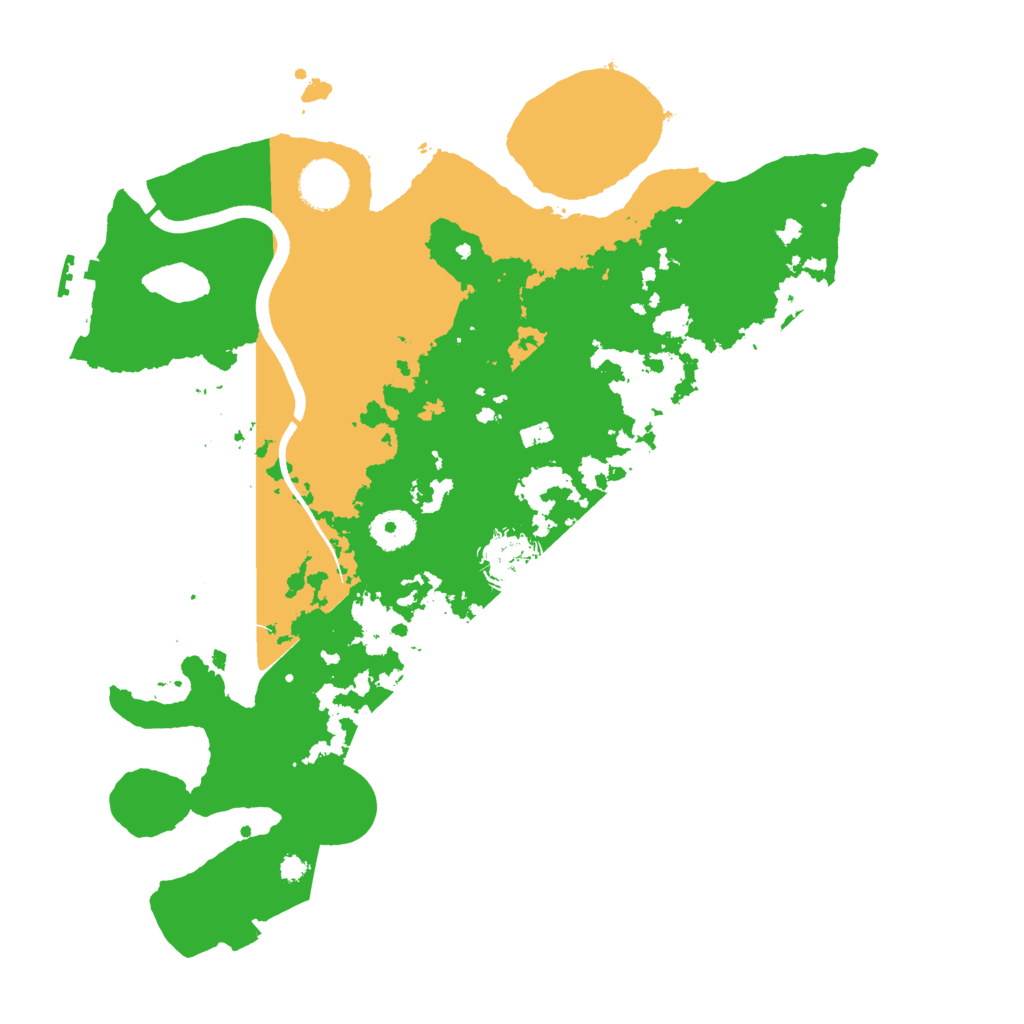 Biome Rust Map: Procedural Map, Size: 3600, Seed: 71621