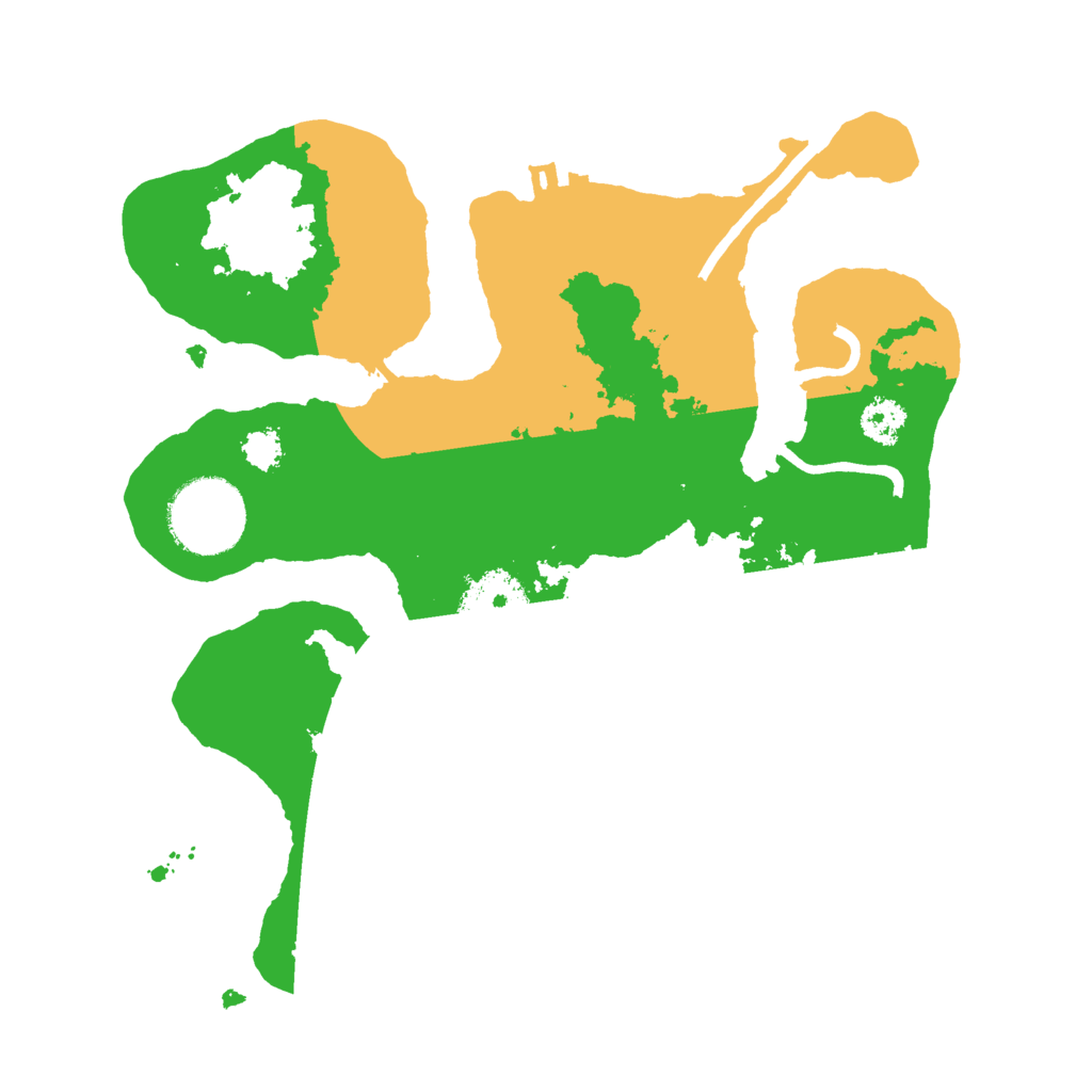 Biome Rust Map: Procedural Map, Size: 2500, Seed: 23588439