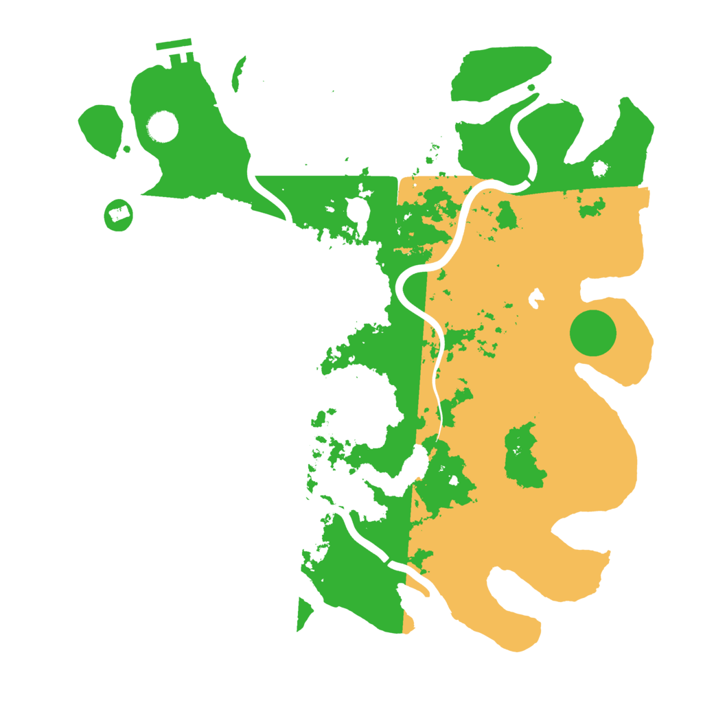 Biome Rust Map: Procedural Map, Size: 4000, Seed: 23362