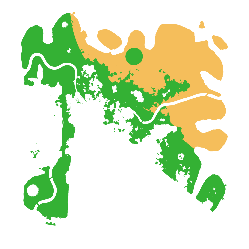 Biome Rust Map: Procedural Map, Size: 3800, Seed: 1895