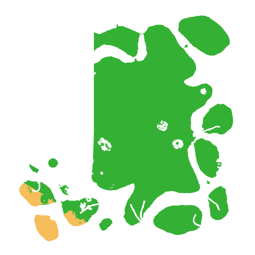 Biome Rust Map: Procedural Map, Size: 3700, Seed: 1825