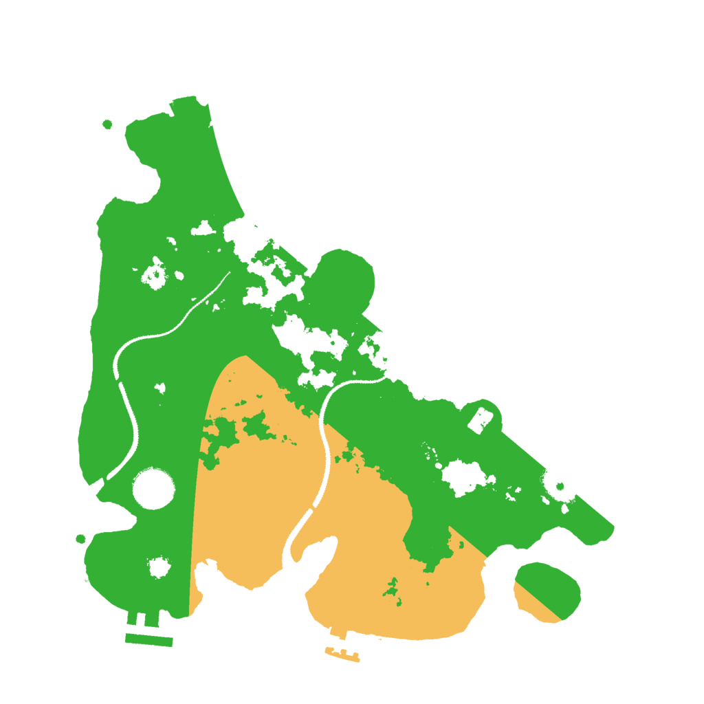 Biome Rust Map: Procedural Map, Size: 3000, Seed: 965400008