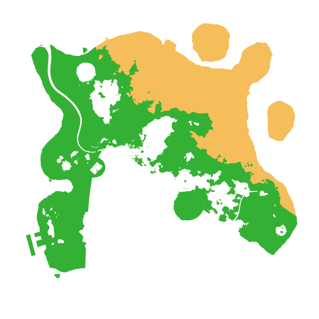 Biome Rust Map: Procedural Map, Size: 3000, Seed: 1768400919