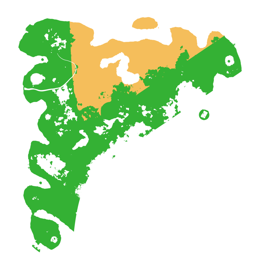 Biome Rust Map: Procedural Map, Size: 4000, Seed: 456787