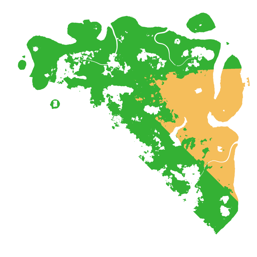 Biome Rust Map: Procedural Map, Size: 4500, Seed: 399947058