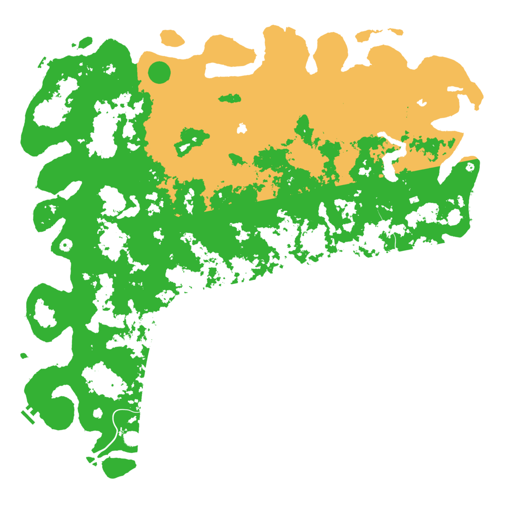 Biome Rust Map: Procedural Map, Size: 6000, Seed: 884284152