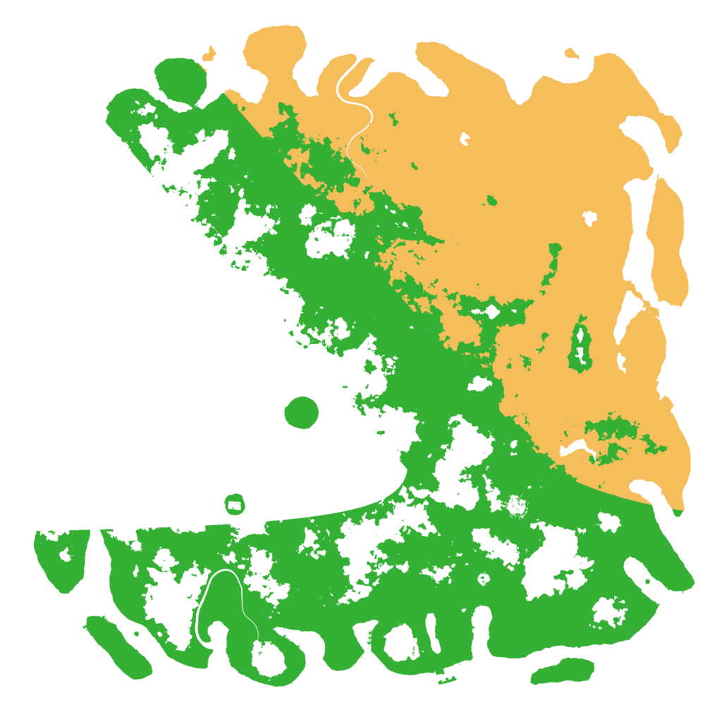 Biome Rust Map: Procedural Map, Size: 6000, Seed: 2566750