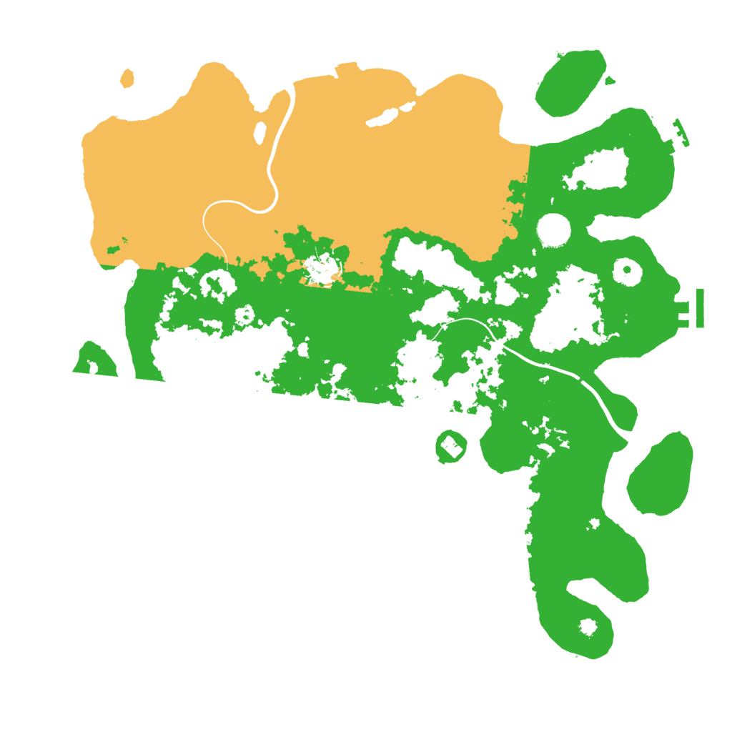 Biome Rust Map: Procedural Map, Size: 3800, Seed: 6942