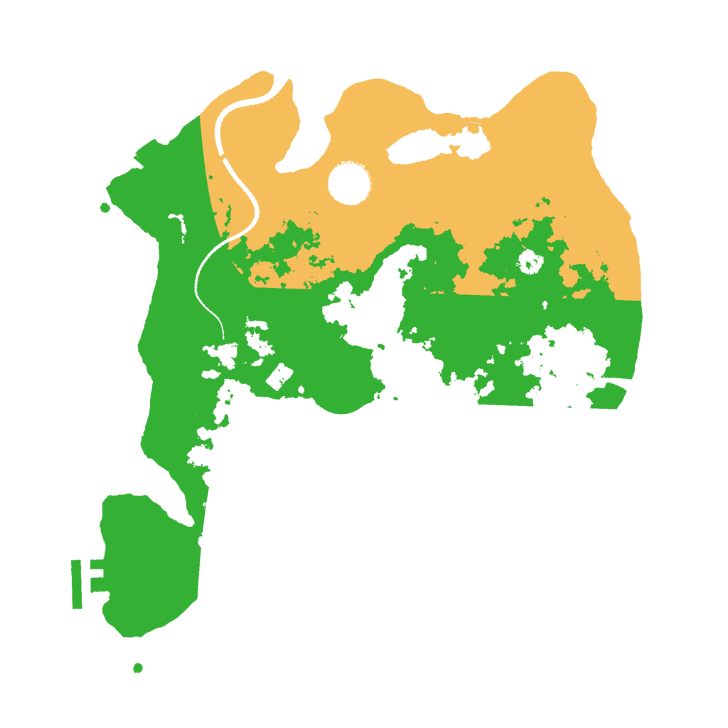 Biome Rust Map: Procedural Map, Size: 3000, Seed: 15286