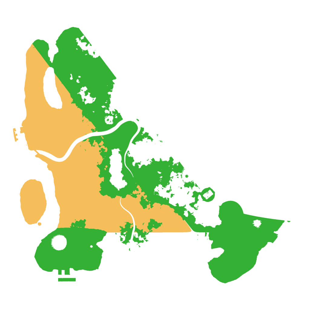 Biome Rust Map: Procedural Map, Size: 3570, Seed: 1070995787