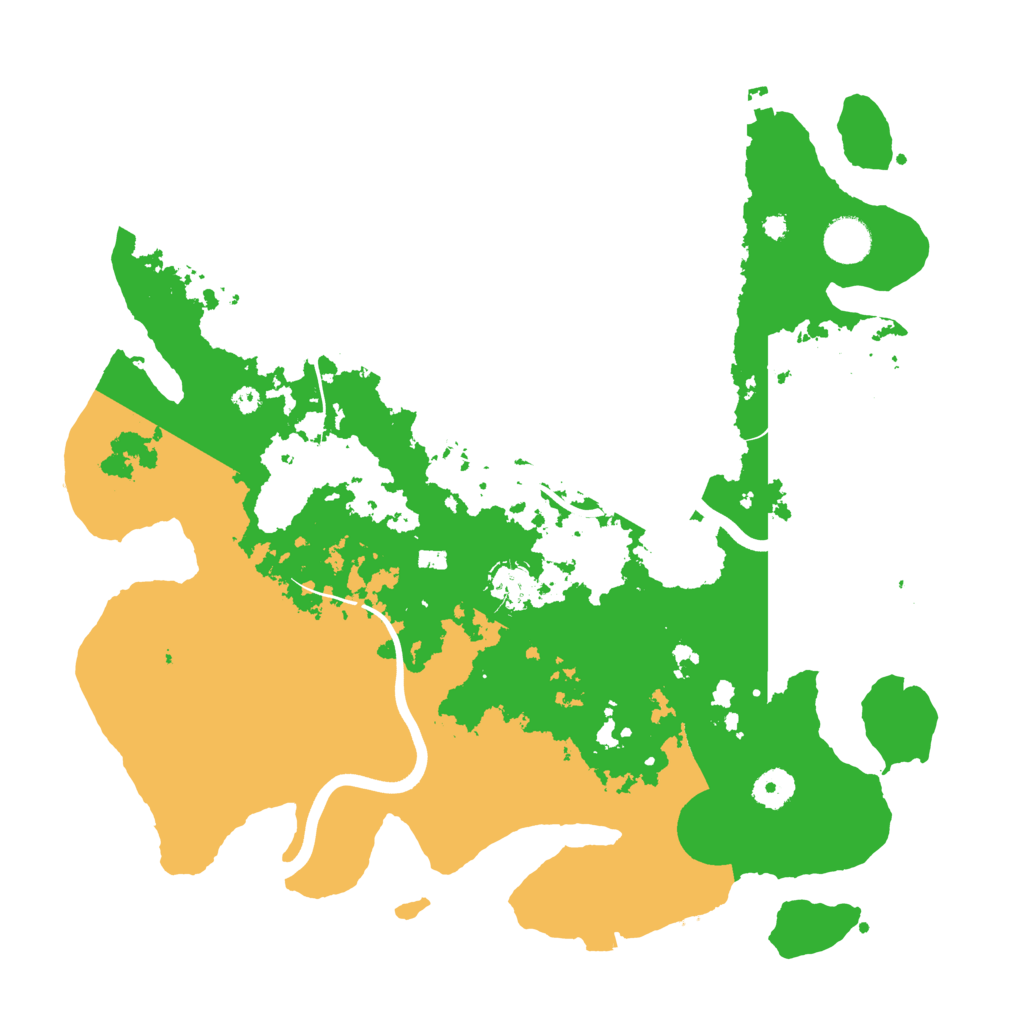 Biome Rust Map: Procedural Map, Size: 3850, Seed: 2061440977