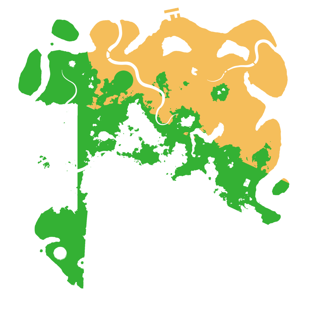 Biome Rust Map: Procedural Map, Size: 4250, Seed: 14526
