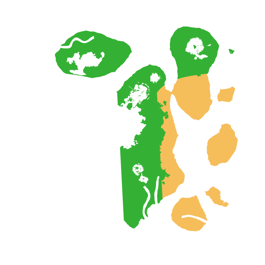 Biome Rust Map: Procedural Map, Size: 2500, Seed: 87234