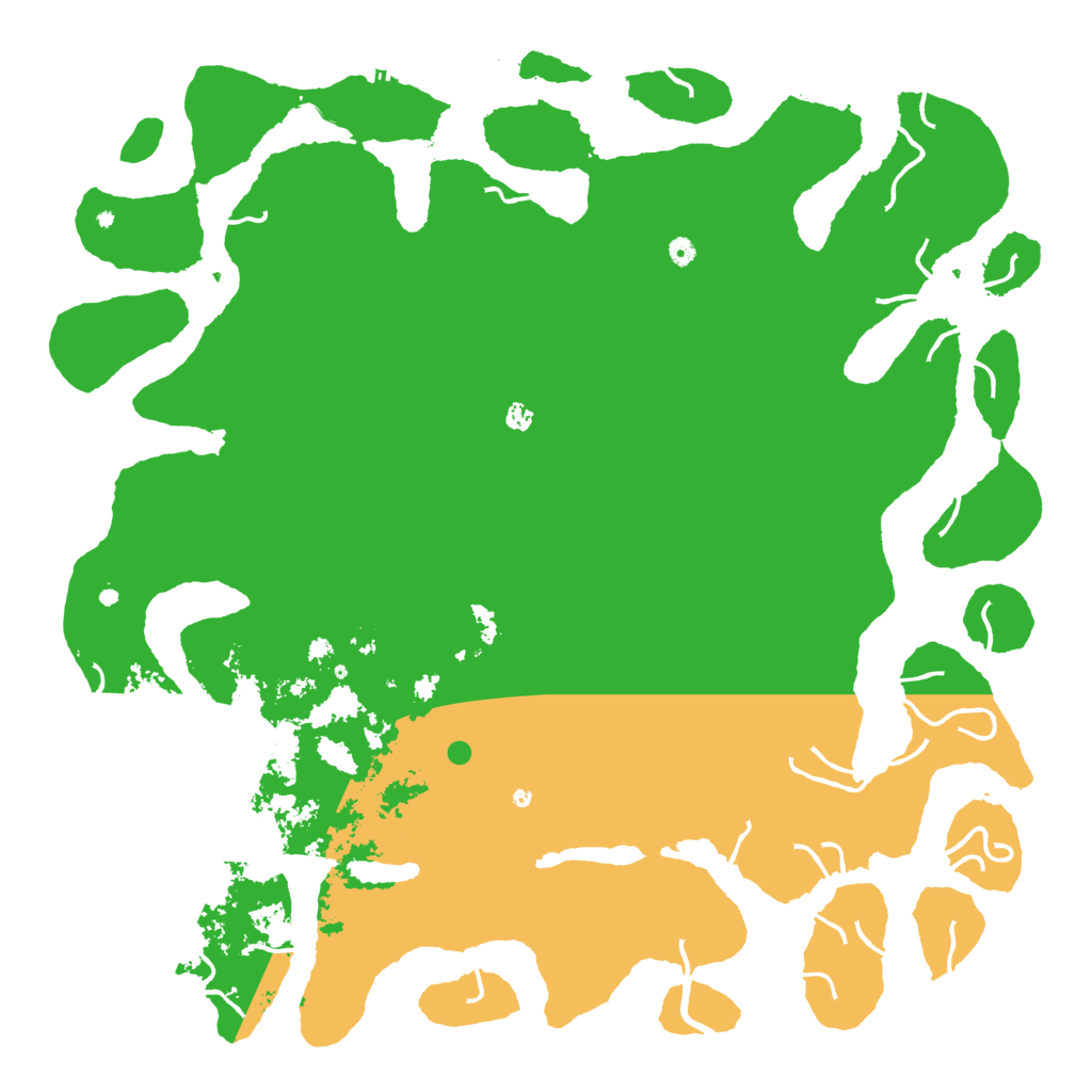 Biome Rust Map: Procedural Map, Size: 6000, Seed: 3442103