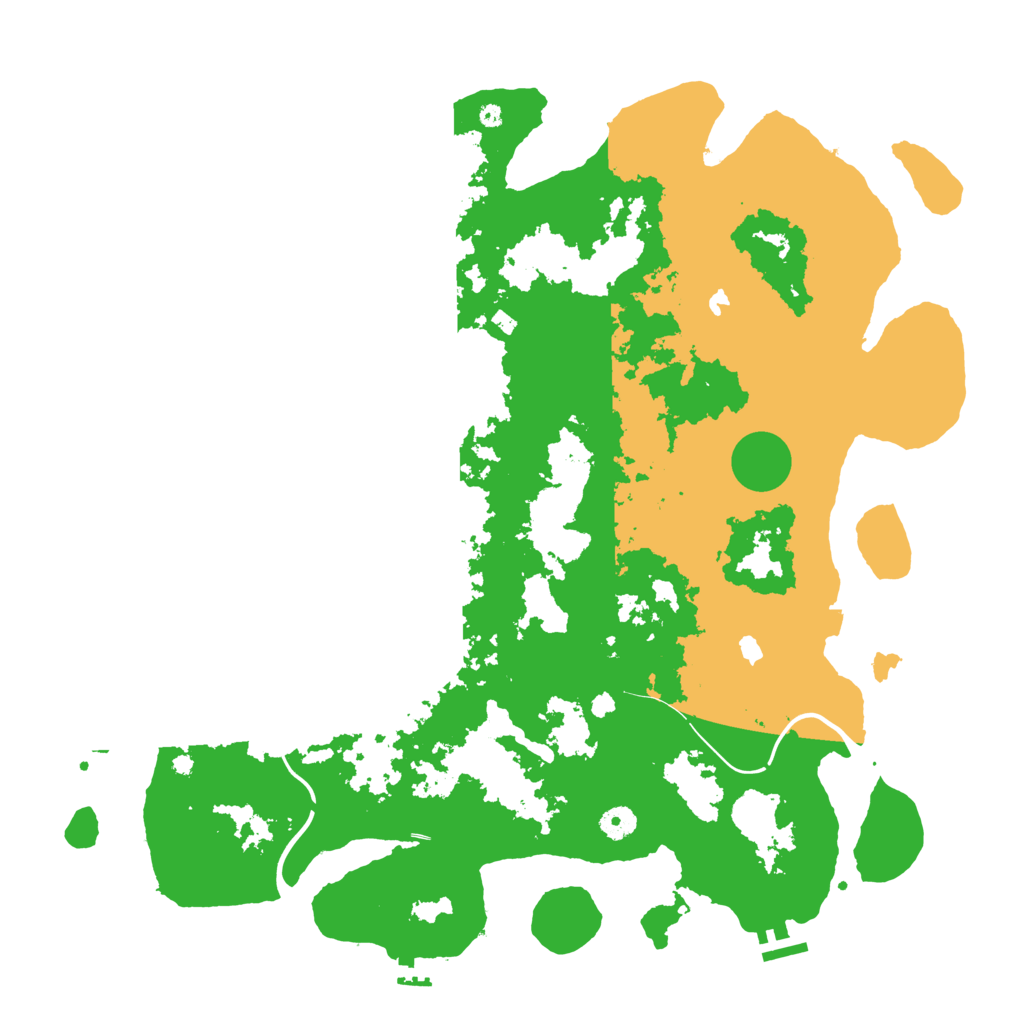 Biome Rust Map: Procedural Map, Size: 4500, Seed: 995921772