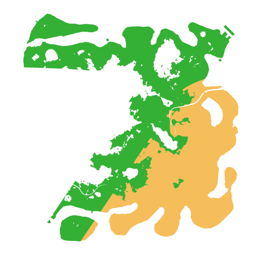 Biome Rust Map: Procedural Map, Size: 3969, Seed: 170721