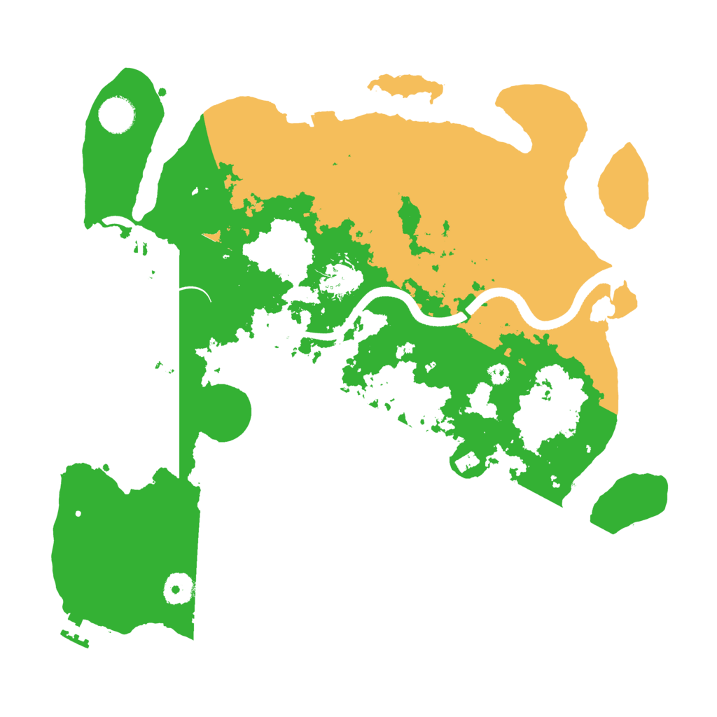 Biome Rust Map: Procedural Map, Size: 3500, Seed: 1601498548