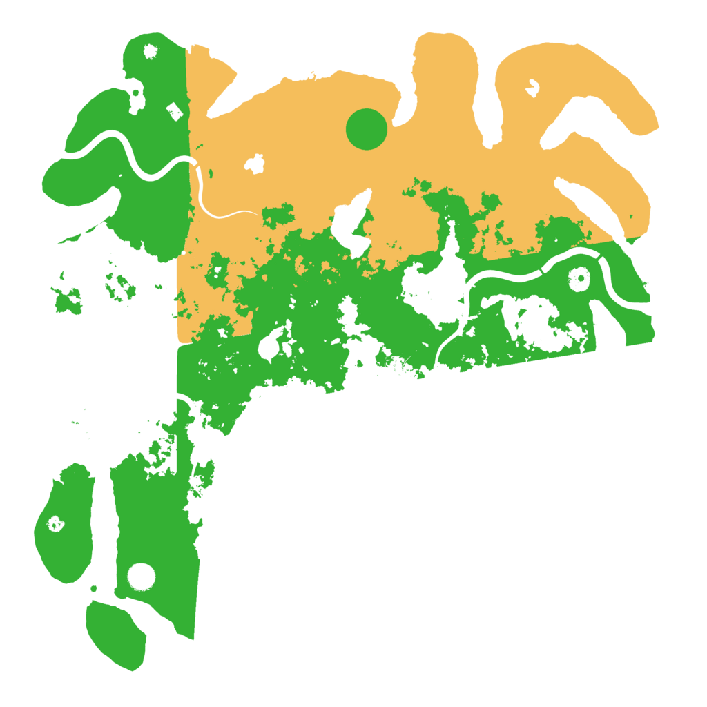Biome Rust Map: Procedural Map, Size: 4500, Seed: 420420115