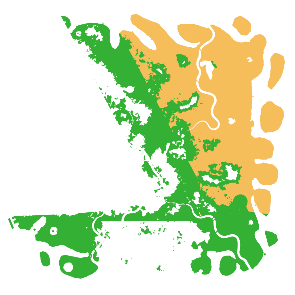 Biome Rust Map: Procedural Map, Size: 5500, Seed: 67868432