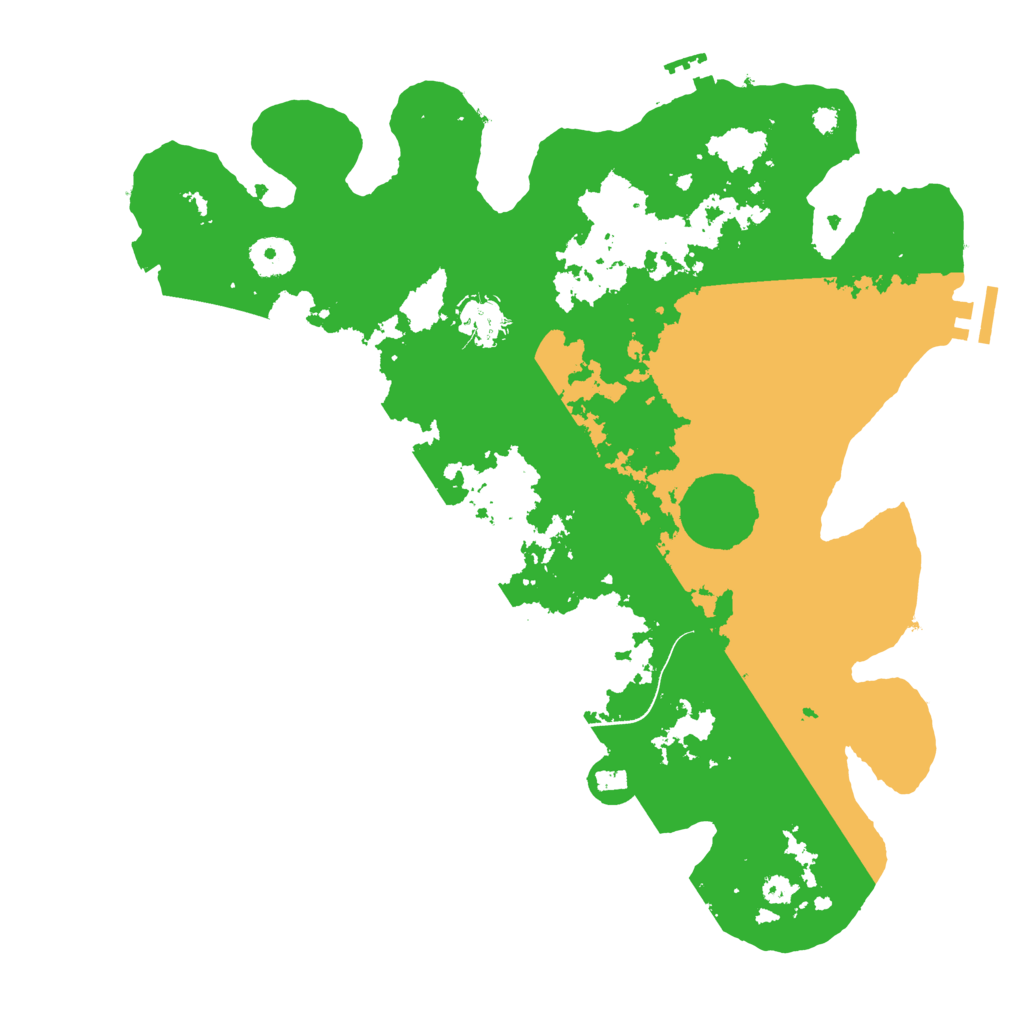 Biome Rust Map: Procedural Map, Size: 3600, Seed: 2081380926
