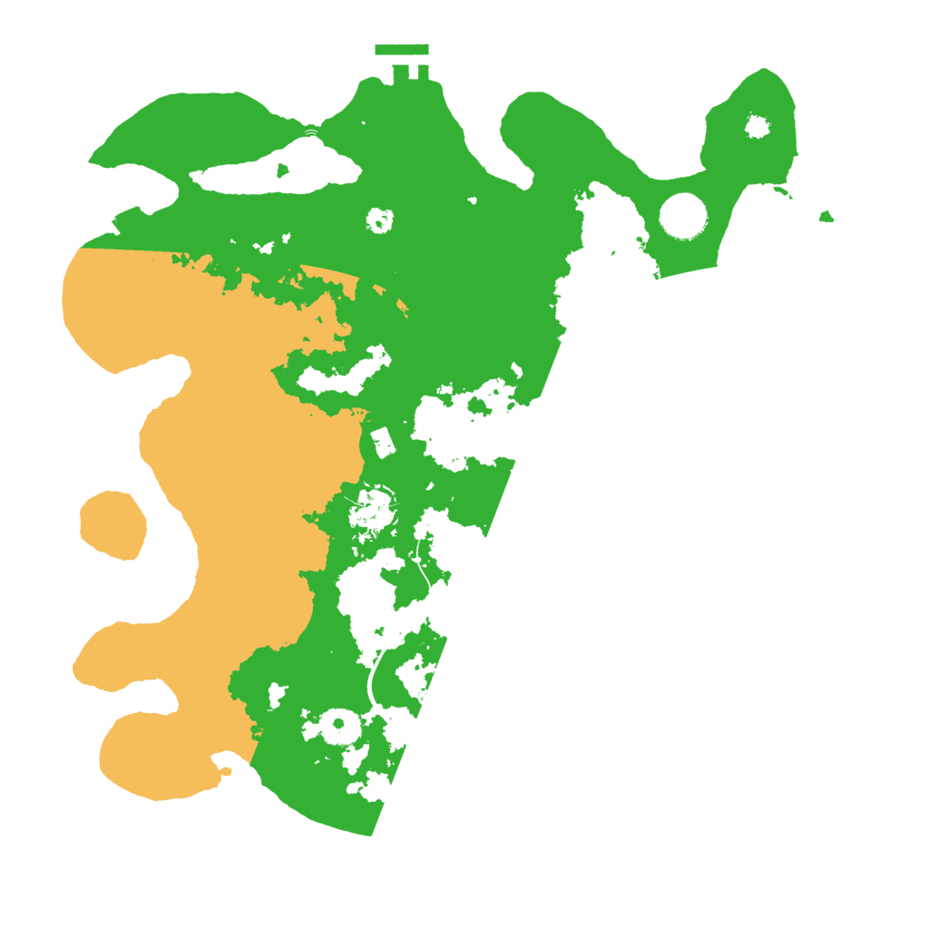 Biome Rust Map: Procedural Map, Size: 3500, Seed: 1210510537