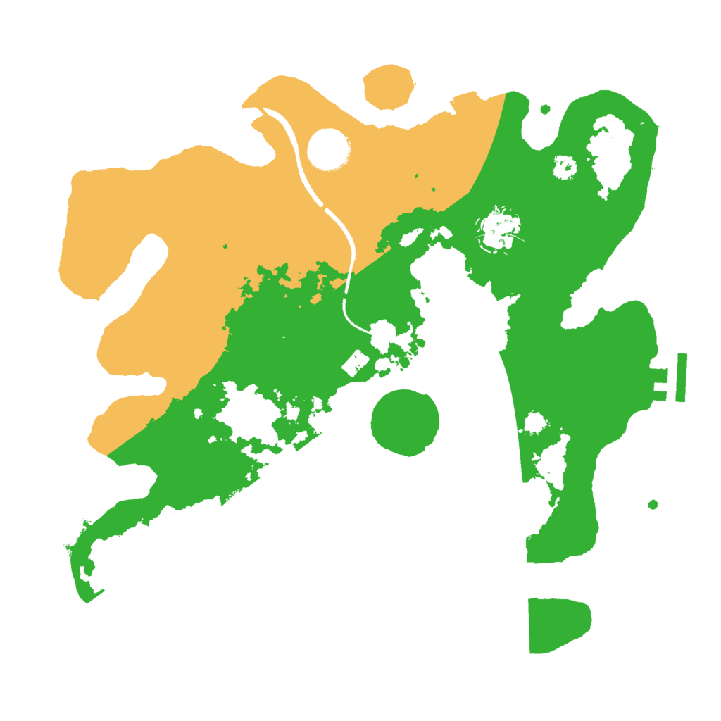 Biome Rust Map: Procedural Map, Size: 3000, Seed: 1278910978