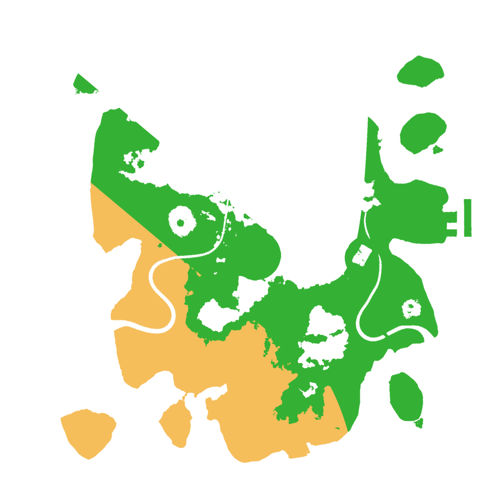 Biome Rust Map: Procedural Map, Size: 2700, Seed: 2008900