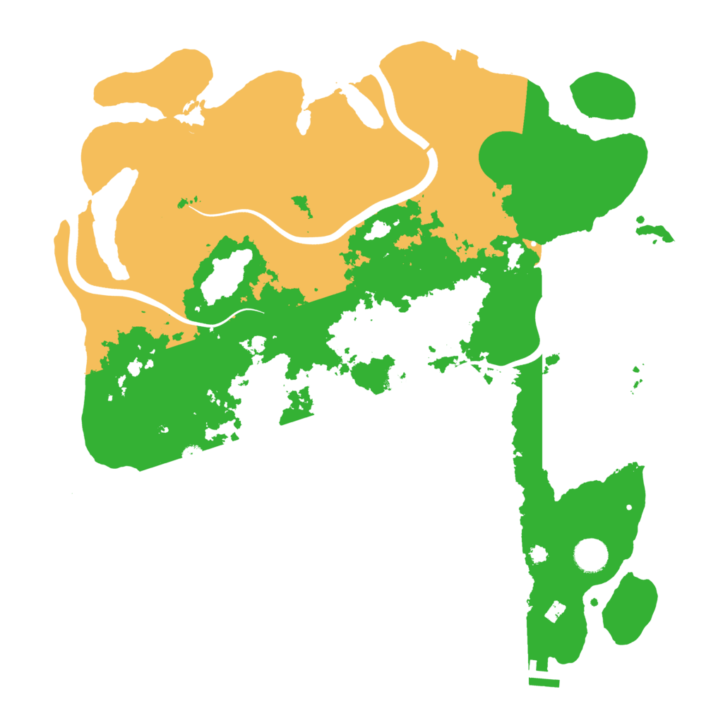 Biome Rust Map: Procedural Map, Size: 3750, Seed: 322655609